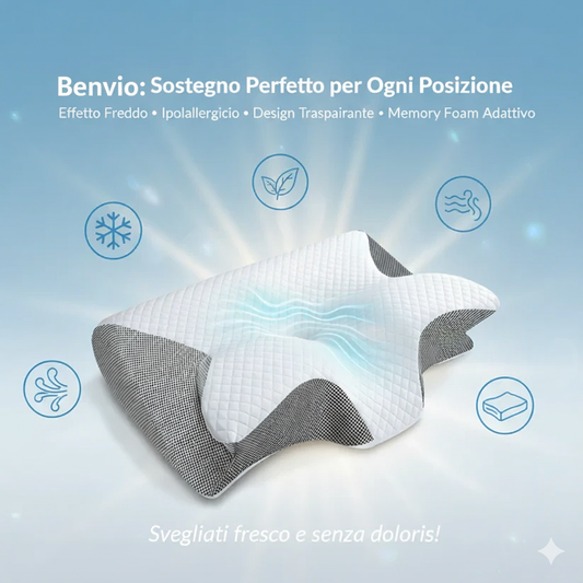 Cuscino Ortopedico Ergonomico Benvio Derella™